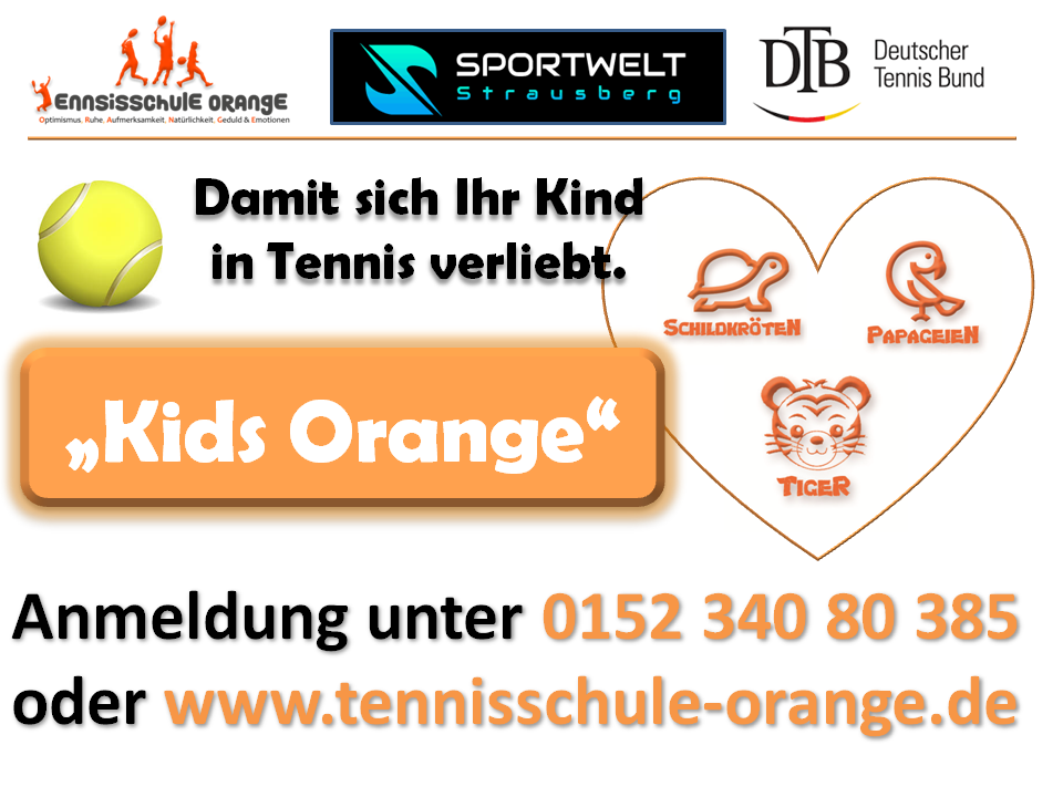 Tennissschule Orange Nr. 1